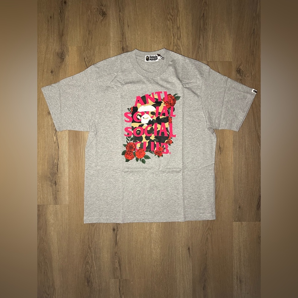 Bape x Anti Social Social Club #1 ‘Grey’ T-Shirt